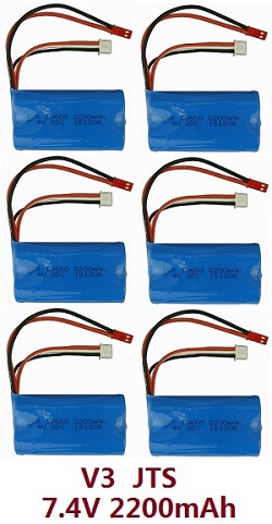 MN Model MN-90 MN-91 MN-90K MN-91K D90 7.4V 2200mAh battery (V3 JST) 6pcs