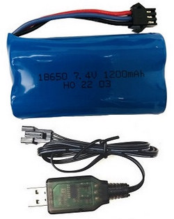 MN Model G500 MN-86 MN-86S MN86 MN86S 7.4V 1200mAh battery with USB wire