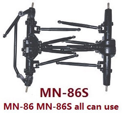 MN Model G500 MN-86 MN-86S MN86 MN86S front and rear wave box group with dirve shaft and wheel seat + pull bar and fixed seat + steering bar (MN-86S)