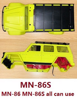 MN Model G500 MN-86 MN-86S MN86 MN86S total car shell assembly with LED (MN-86S) Green