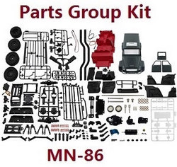 MN Model G500 MN-86 MN-86S MN86 MN86S KIT version accessories group (MN-86) Blackish Green