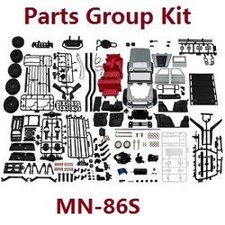 MN Model G500 MN-86 MN-86S MN86 MN86S KIT version accessories group (MN-86S) Silver Gray