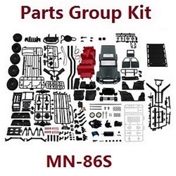 MN Model G500 MN-86 MN-86S MN86 MN86S KIT version accessories group (MN-86S) Blackish Green