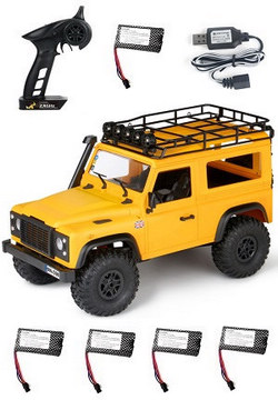 MN Model MN-98 MN98 RC Car with 5 battery RTR Yellow