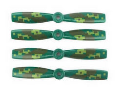 Shcong JJPRO JJRC P200 RC quadcopter drone accessories list spare parts main blades (camouflage-green)