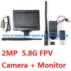 Shcong Wltoys WL Q212 Q212K Q212KN Q212G Q212GN quadcopter accessories list spare parts FPV monitor + 2MP 5.8g FPV camera