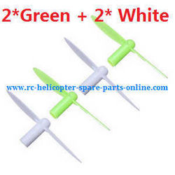 Shcong Wltoys WL Q282 Q282G Q28K quadcopter accessories list spare parts main blades propellers (2*Green+2*White)