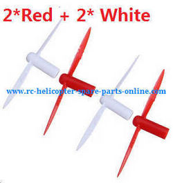 Shcong Wltoys WL Q282 Q282G Q28K quadcopter accessories list spare parts main blades propellers (2*Red+2*White)