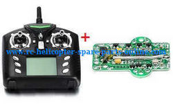 Shcong Wltoys WL Q282 Q282G Q28K quadcopter accessories list spare parts PCB board + Transmitter - Click Image to Close