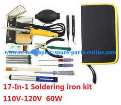Shcong Wltoys WL Q323 Q323-B Q323-C Q323-E quadcopter accessories list spare parts 17-In-1 Voltage 110-120V 60W soldering iron set