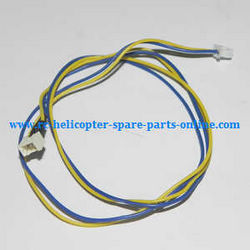 Shcong Wltoys WL Q333 Q333A Q333B Q333C quadcopter accessories list spare parts LED connect wire plug (Yellow-Blue wire)