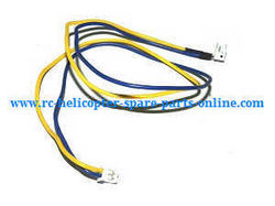 Shcong Wltoys WL Q333 Q333A Q333B Q333C quadcopter accessories list spare parts motor connect wire plug (Yellow-Blue)