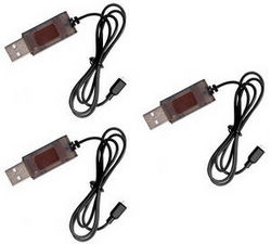 Shcong Wltoys WL Q343 Q343-A Q343-B RC Quadcopter accessories list spare parts USB charger wire 3pcs