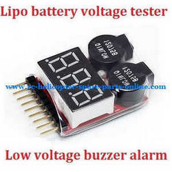 Shcong JJRC Q35 Q36 RC Car accessories list spare parts Lipo battery voltage tester low voltage buzzer alarm (1-8s)