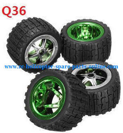 Shcong JJRC Q35 Q36 RC Car accessories list spare parts wheels (Q36)