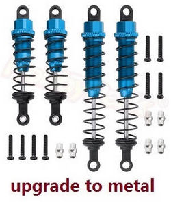 Shcong JJRC Q39 Q40 RC truck car accessories list spare parts (Upgrade to metal) (Upgrade to metal Blue) - Click Image to Close
