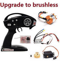 Shcong JJRC Q39 Q40 RC truck car accessories list spare parts upgrade to brushless motor set with transmitter