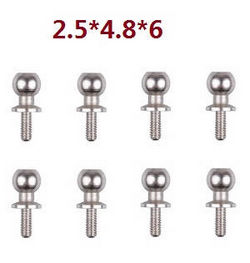 Shcong JJRC Q39 Q40 RC truck car accessories list spare parts ball head screws (2.5*4.8*6) 8pcs