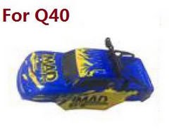 Shcong JJRC Q39 Q40 RC truck car accessories list spare parts upper cover car shell for Q40 (Blue)
