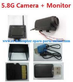 Shcong Wltoys WL Q393 Q393-A Q393-C Q393-E RC Quadcopter accessories list spare parts 5.8G camera + monitor set