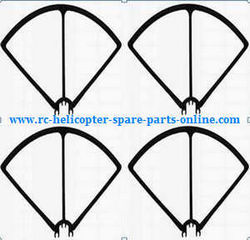 Shcong Wltoys WL Q393 Q393-A Q393-C Q393-E RC Quadcopter accessories list spare parts outer protection frame (Black)
