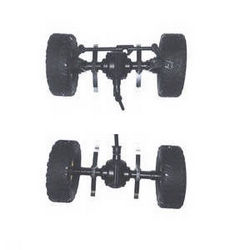 Shcong JJRC Q61 RC Military Truck Car accessories list spare parts total axle module assembly