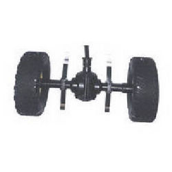 Shcong JJRC Q62 RC Military Truck Car accessories list spare parts rear axle module assembly