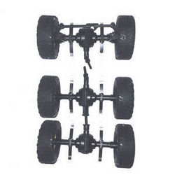 Shcong JJRC Q63 RC Military Truck Car accessories list spare parts total axle module assembly