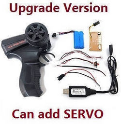 Shcong JJRC Q64 RC Military Truck Car accessories list spare parts upgrade transmitter and PCB board version can upgrade SERVO - Click Image to Close