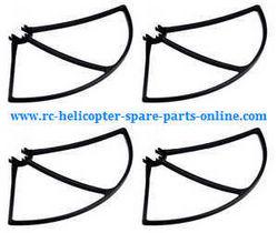 Shcong Wltoys WL Q696 Q696-A Q696-D Q696-E RC Quadcopter accessories list spare parts outer protection frame (Black)