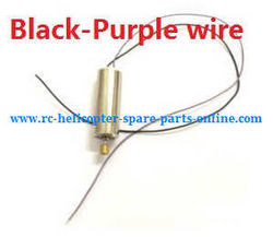 Shcong Wltoys WL Q696 Q696-A Q696-D Q696-E RC Quadcopter accessories list spare parts small motor (Black-Purple wire)