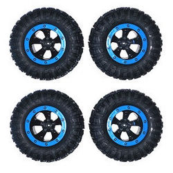 Shcong JJRC Q70 Twist Trucks RC Car accessories list spare parts tires (Blue) 4pcs