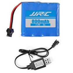 Shcong JJRC Q75 Trucks RC Car accessories list spare parts 7.4V 800mAh battery + USB charger wire