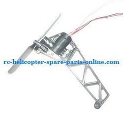 Shcong GT Model 8006 QS8006 RC helicopter accessories list spare parts tail blade + tail motor + tail motor deck (set)