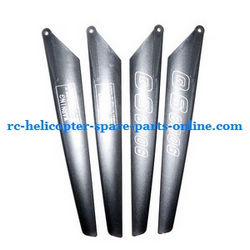 Shcong GT Model 8006 QS8006 RC helicopter accessories list spare parts main blades (2x upper + 2x lower)