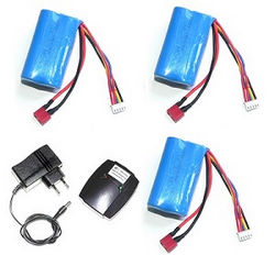 Shcong GT Model 8006 QS8006 RC helicopter accessories list spare parts charger + balance charger box + 3*battery
