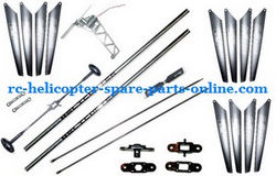 Shcong GT Model 8006 QS8006 RC helicopter accessories list spare parts A lot of accessories list spare parts set - Click Image to Close
