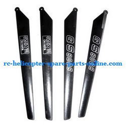 Shcong GT Model 8008 QS8008 RC helicopter accessories list spare parts main blades (2x upper + 2x lower)