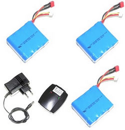Shcong GT Model 8008 QS8008 RC helicopter accessories list spare parts charger + balance charger box + 3*battery