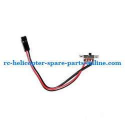 Shcong GT Model 9011 QS9011 RC helicopter accessories list spare parts on/off switch wire
