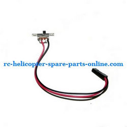 Shcong GT Model QS 9012 9019 RC helicopter accessories list spare parts on/off switch wire