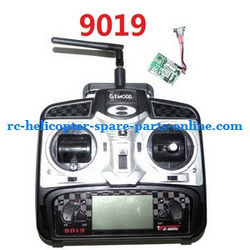 Shcong GT Model QS 9019 RC helicopter accessories list spare parts transmitter + PCB BOARD (Set)(9019)