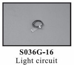 Shcong SYMA S036 S036G RC helicopter accessories list spare parts light circuit
