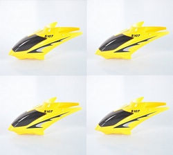 Shcong SYMA S107 S107G S107I RC helicopter accessories list spare parts head cover (Yellow) 4pcs