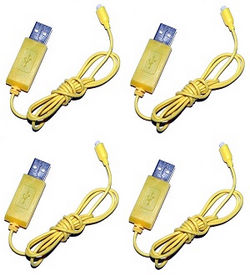 Shcong SYMA S107 S107G S107I RC helicopter accessories list spare parts USB charger wire 4pcs