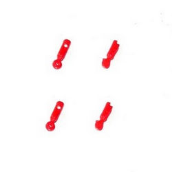 Shcong SYMA S107 S107G S107I RC helicopter accessories list spare parts fixed set of the support bar (Red) 4pcs