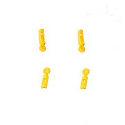 Shcong SYMA S107 S107G S107I RC helicopter accessories list spare parts fixed set of the support bar (Yellow) 4pcs