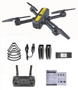Shcong S18 4k WIFI dual camera drone with 1 battery, RTF
