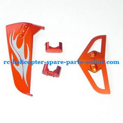 Shcong SYMA S031 S031G S31(2.4G) RC helicopter accessories list spare parts tail decorative set (S031G Orange)