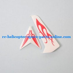 Shcong SYMA S032 S032G S32(2.4G) RC helicopter accessories list spare parts tail decorative set (S032G Red)